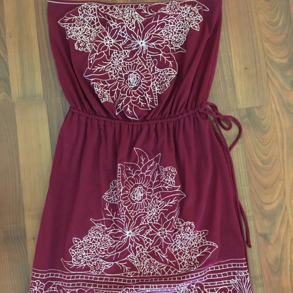 Tube top dress